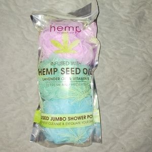 NWT! HEMP Infused Loofahs (3pk)